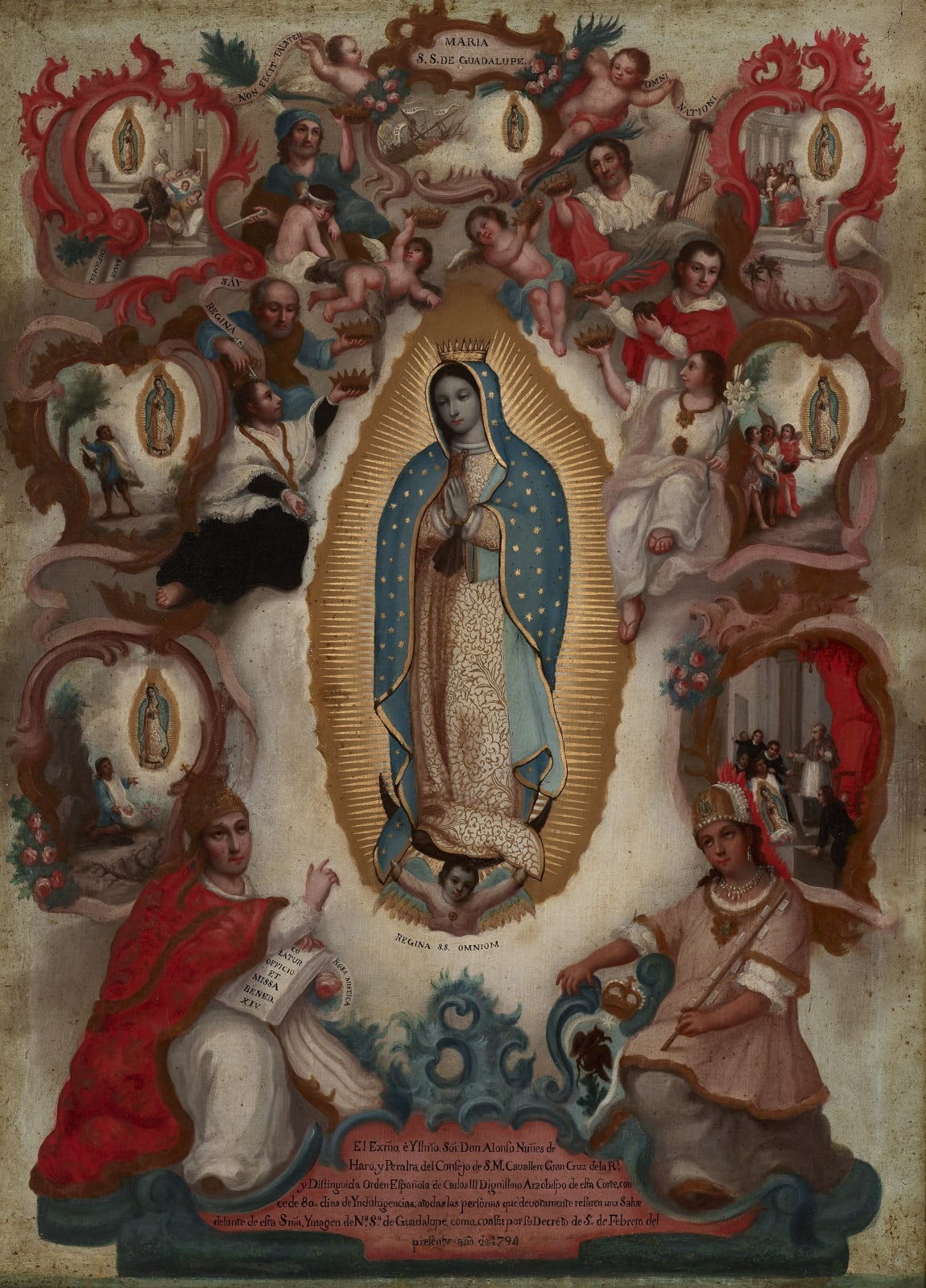 Allegory of the Patronage of Our Lady of Guadalupe over New Spain