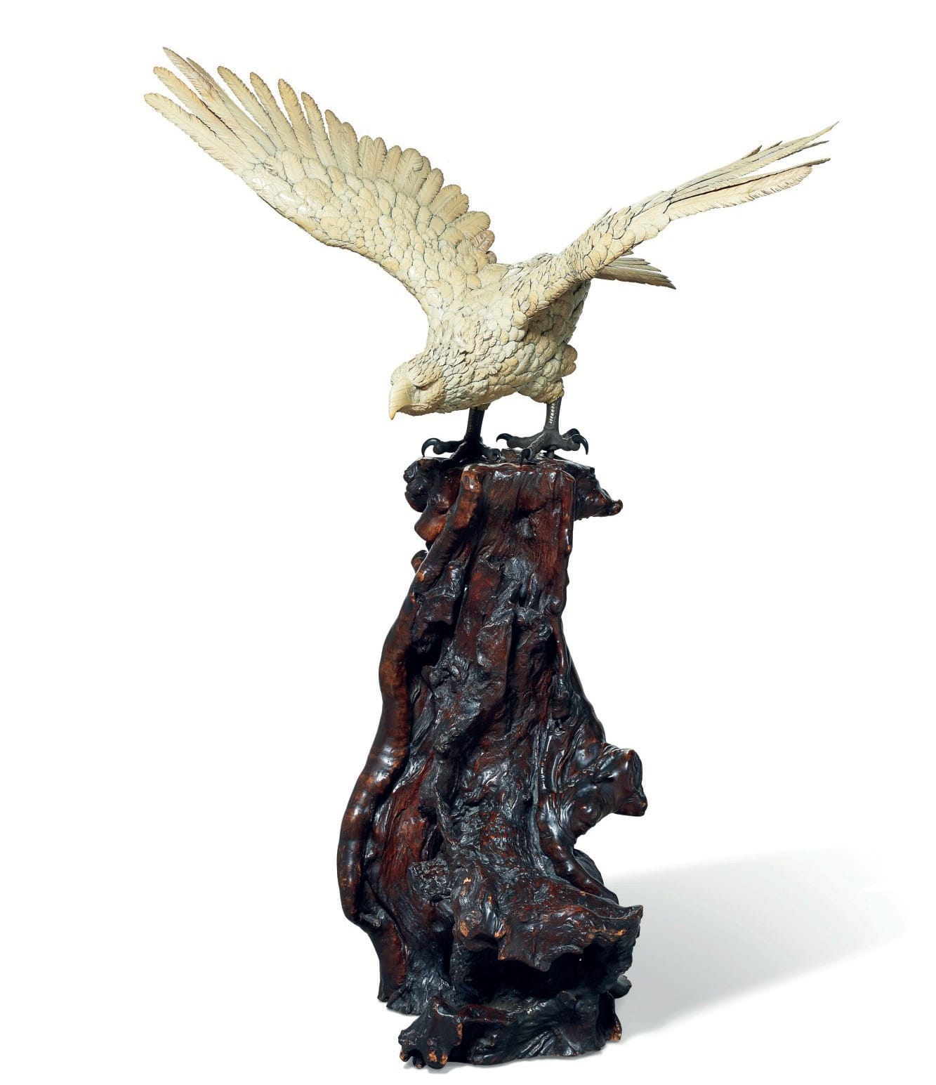 Large Ivory Eagle, End of the 19th century