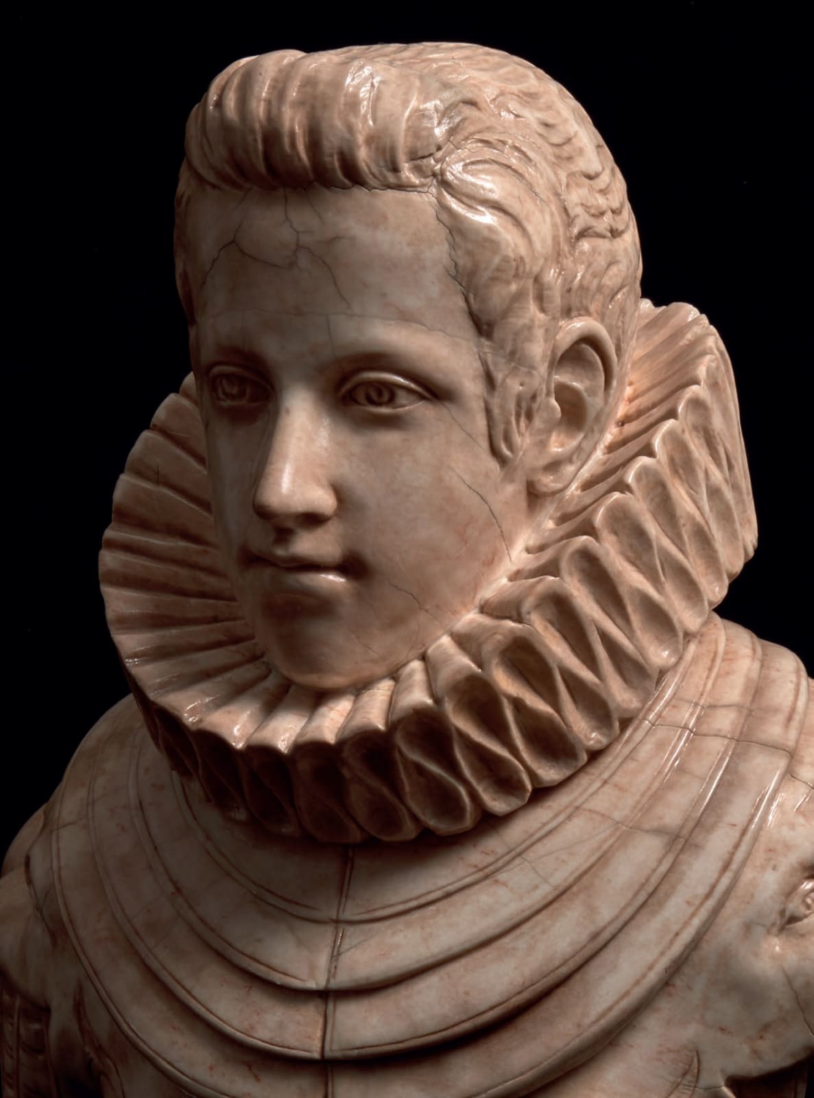 Rutilio Gaci, Bust portrait of Philip IV when he was Prince Madrid, Circa 1620-1621