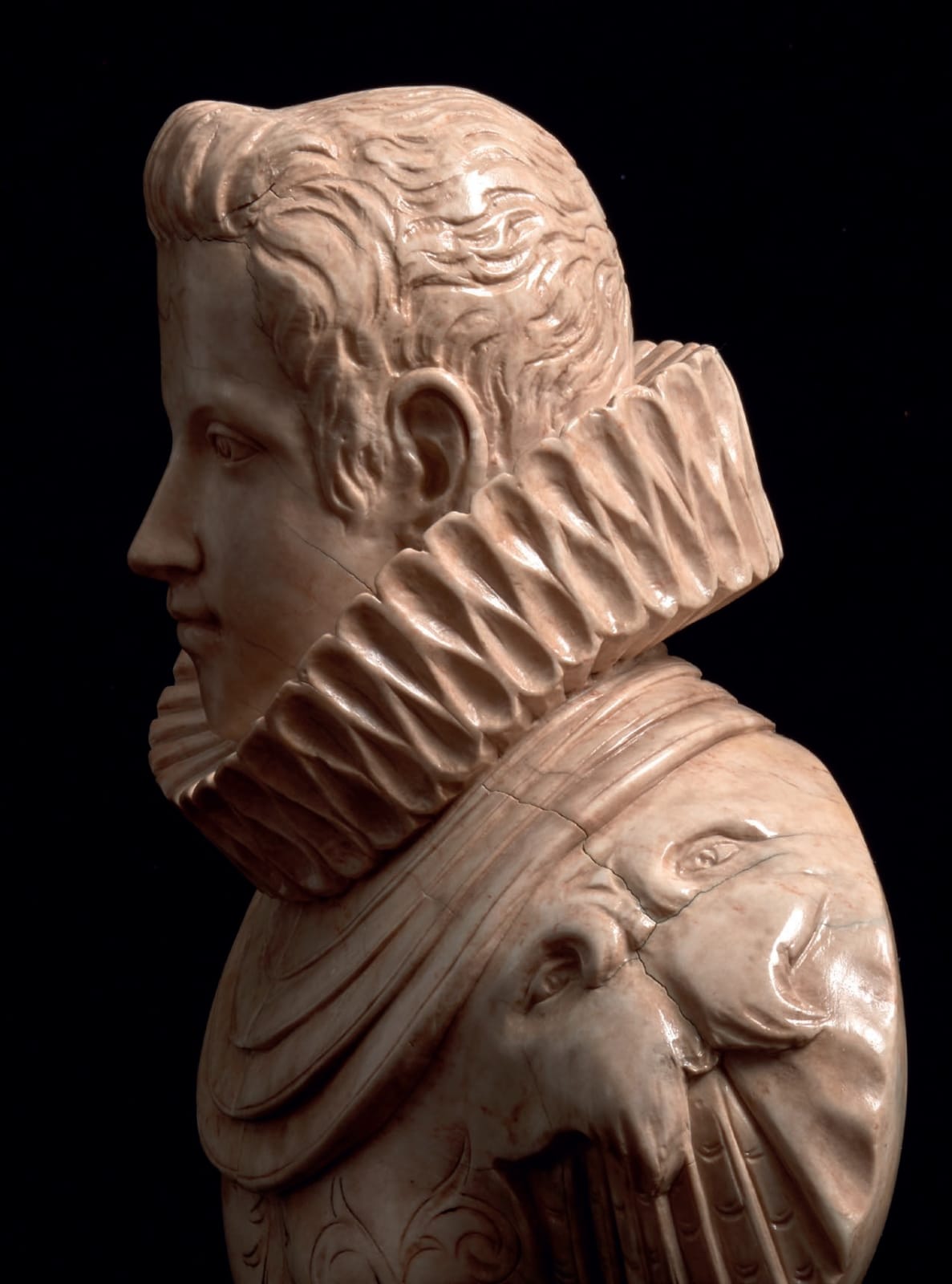 Rutilio Gaci, Bust portrait of Philip IV when he was Prince Madrid, Circa 1620-1621