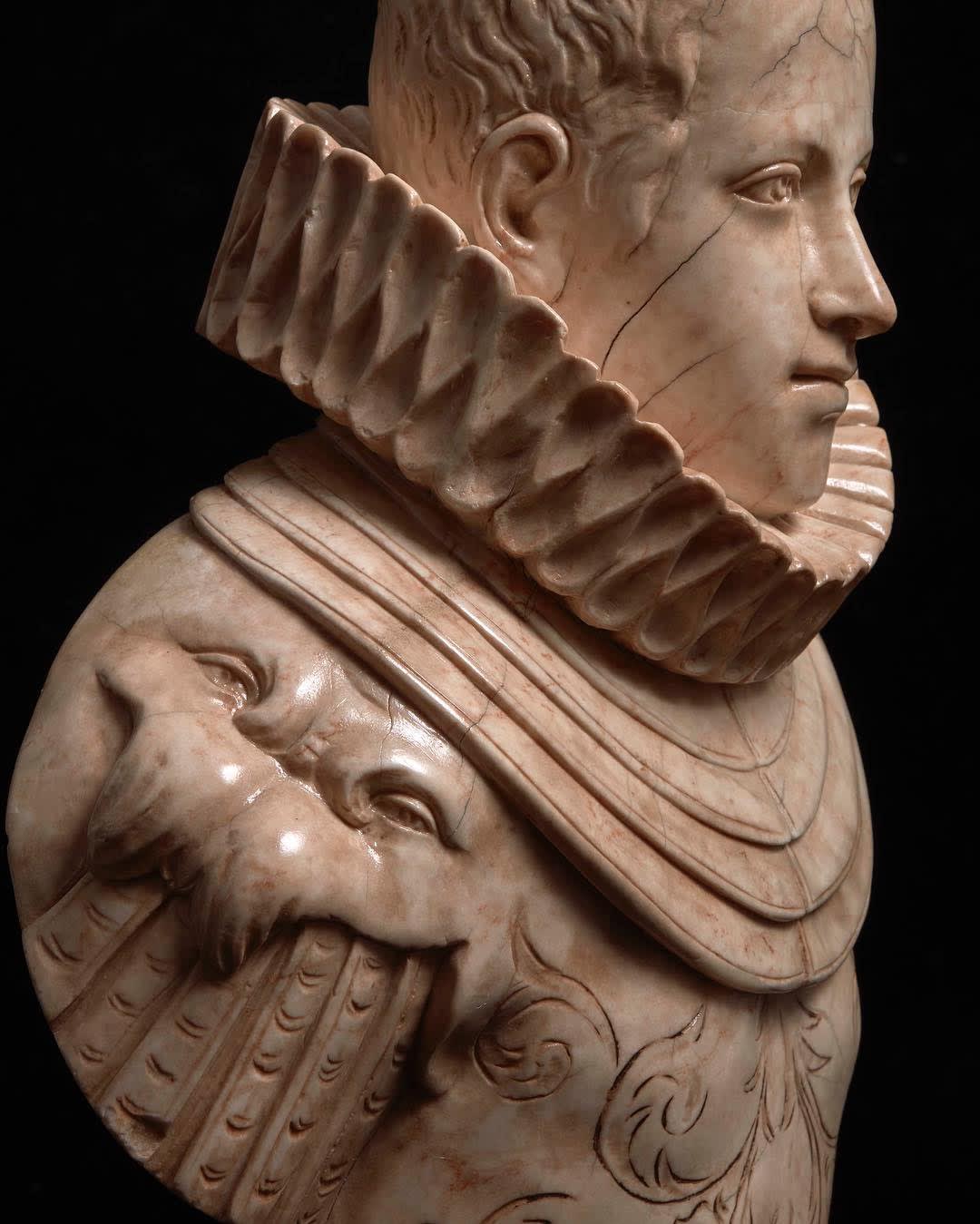 Rutilio Gaci, Bust portrait of Philip IV when he was Prince Madrid, Circa 1620-1621