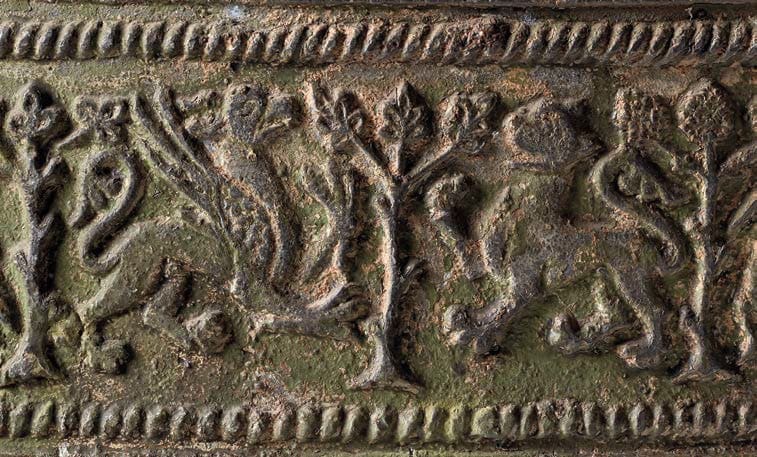 Lead Baptismal Font, 13th Century