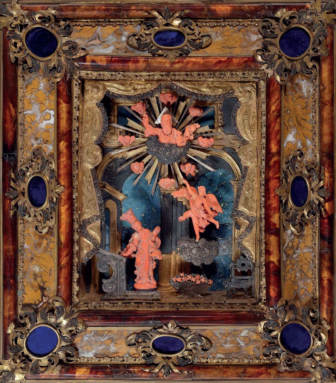 Trapani Devotional Plaque depicting The Annunciation, 17th Century
