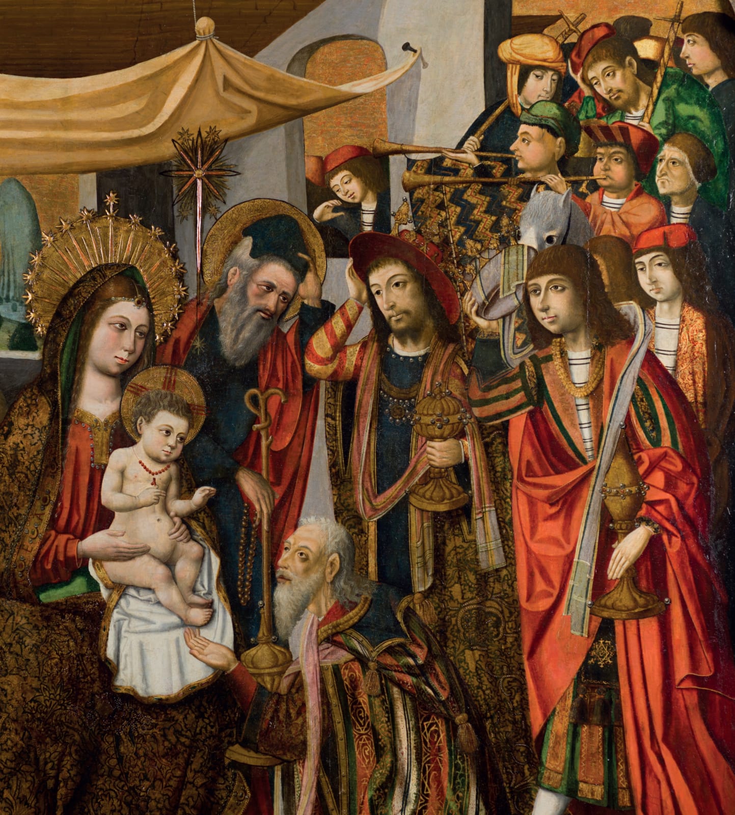The Master of Perea , The Adoration of the Magi, late 15th to early 16th century