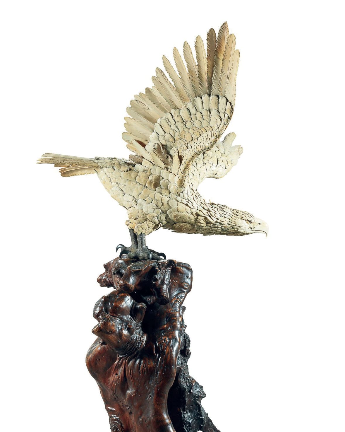 Large Ivory Eagle, End of the 19th century