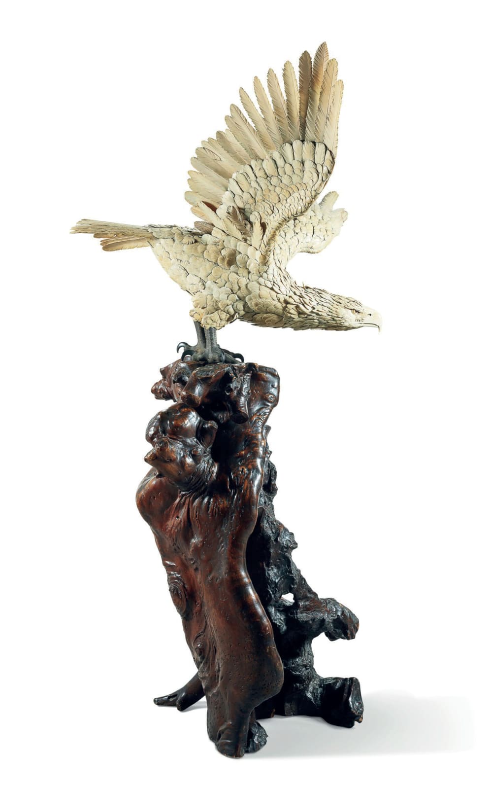Large Ivory Eagle, End of the 19th century