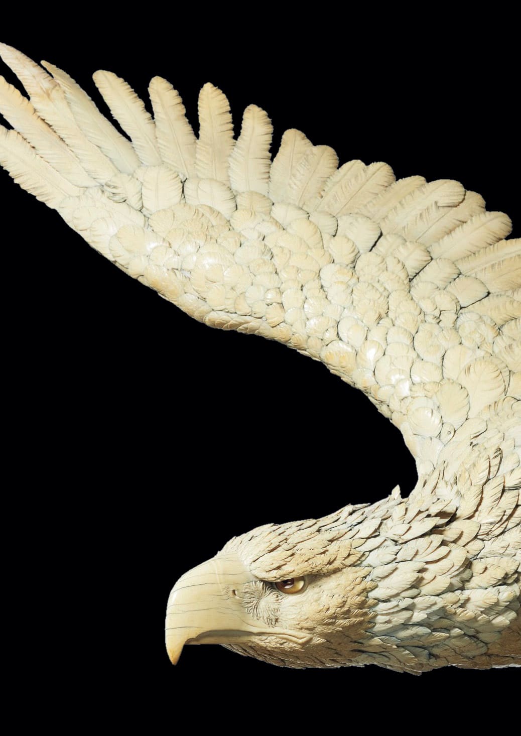 Large Ivory Eagle, End of the 19th century
