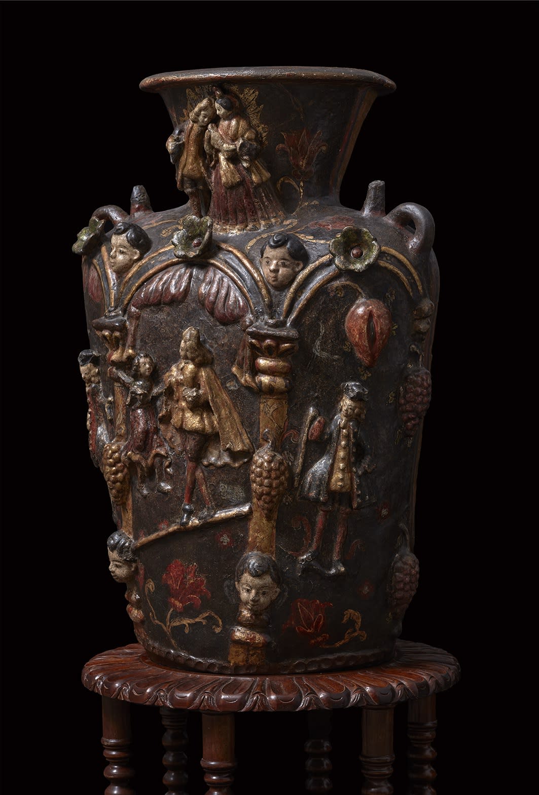 Tibor Depicting a Gallant Court Scene, 17th century