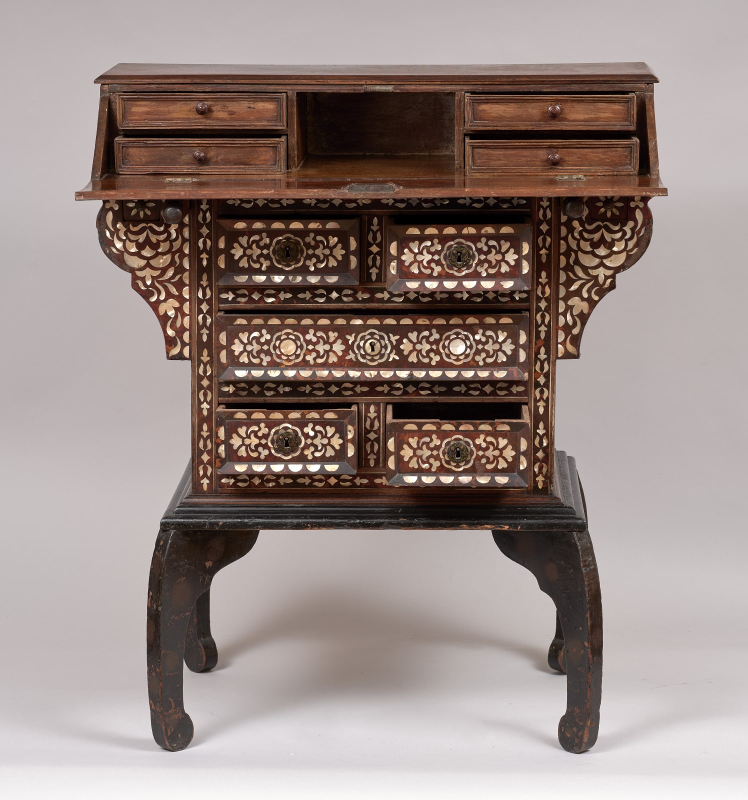 WRITING CABINET WITH DROP-DOWN FRONT, Peru, 17th century