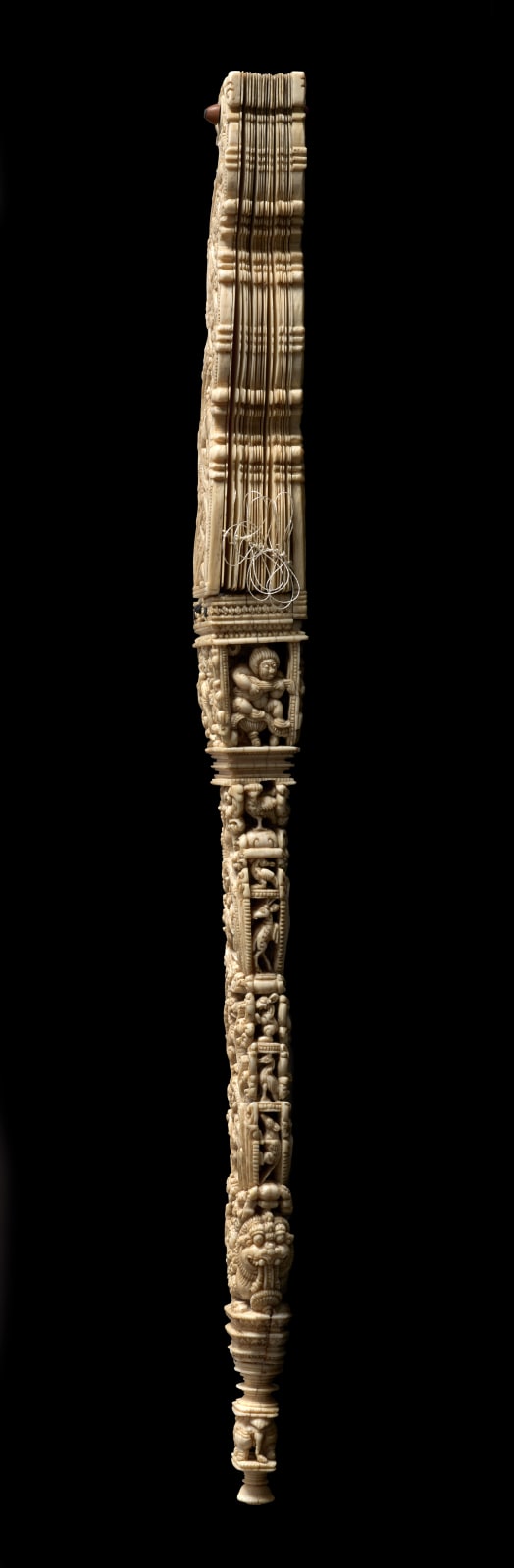 The “Pangolin Fan”, Ceylon (present-day Sri Lanka), Kōttē, c. 1540-1551