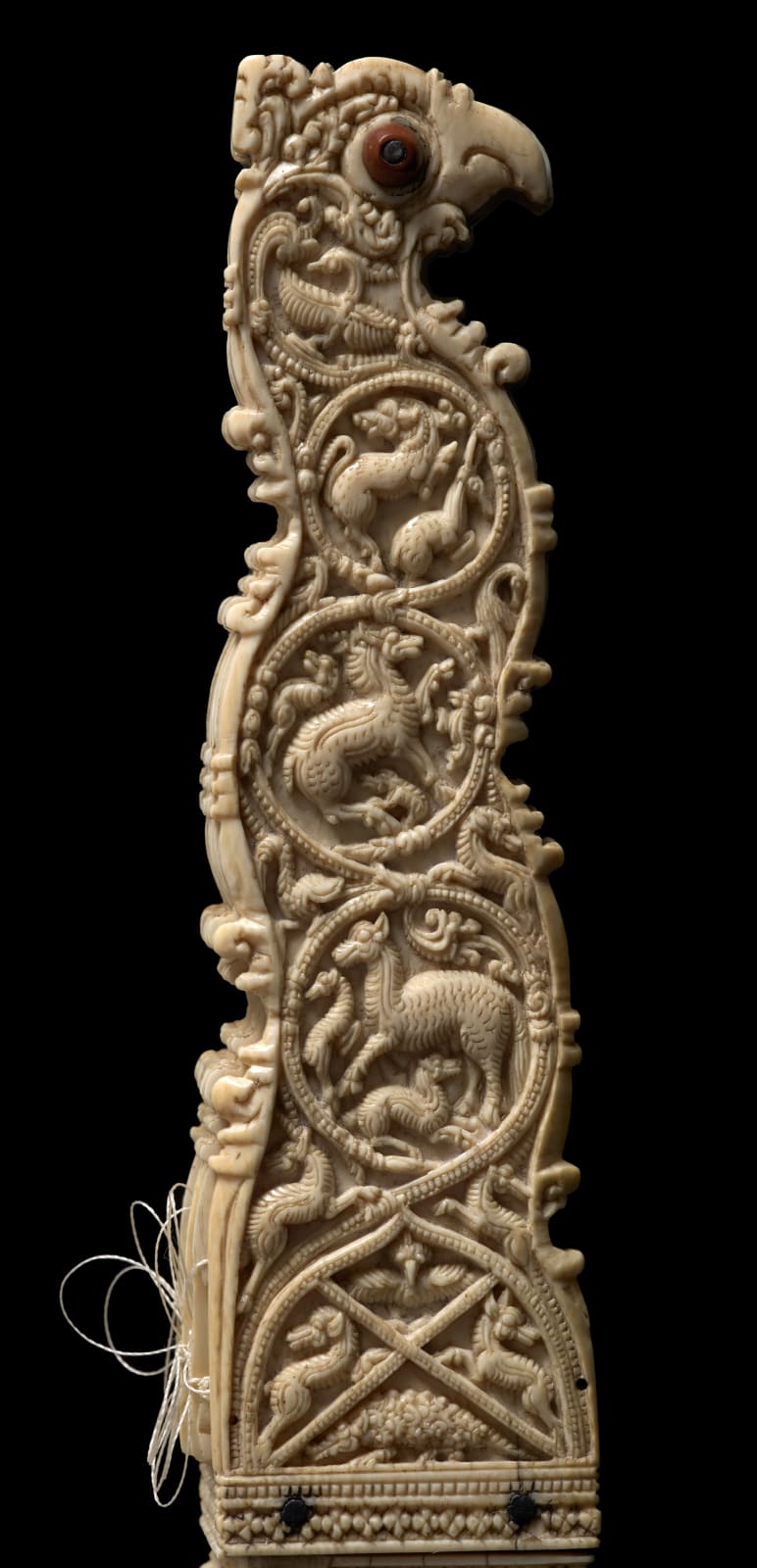 The “Pangolin Fan”, Ceylon (present-day Sri Lanka), Kōttē, c. 1540-1551