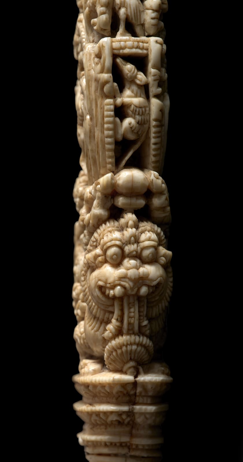 The “Pangolin Fan”, Ceylon (present-day Sri Lanka), Kōttē, c. 1540-1551