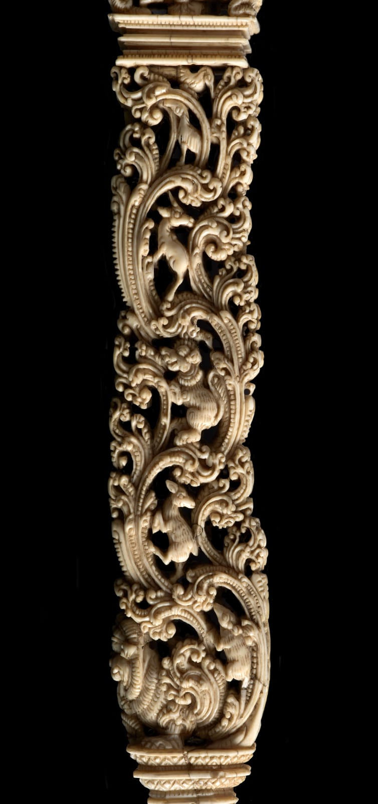The “Pangolin Fan”, Ceylon (present-day Sri Lanka), Kōttē, c. 1540-1551