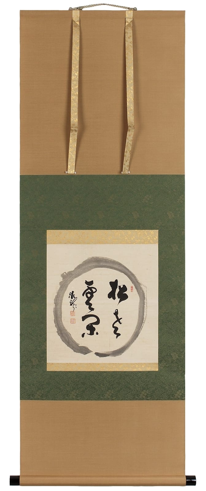 Kalligrafie, #019112  Deiryû (Kanshû Sôjun) (1895-1954), „Enso“, Rollbild mit Kalligrafie, Japan, Shôwa-Zeit (1926-1989)