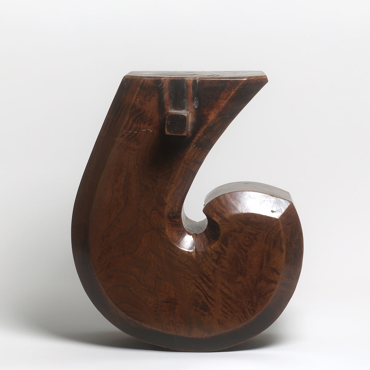 Holzobjekte, #000038  Jizai-gake (Kesselhaken)