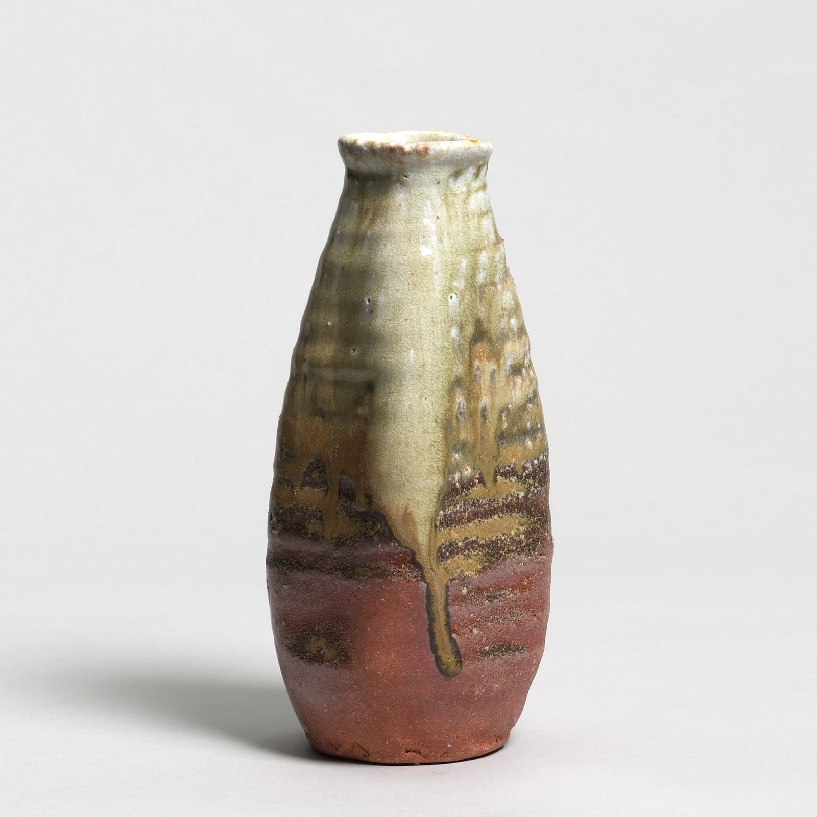 Moderne Keramik, #005203  KANZAKI, Shihô *1942, Hanaire (Blumenvase), Japan, Shigaraki, 1986/87
