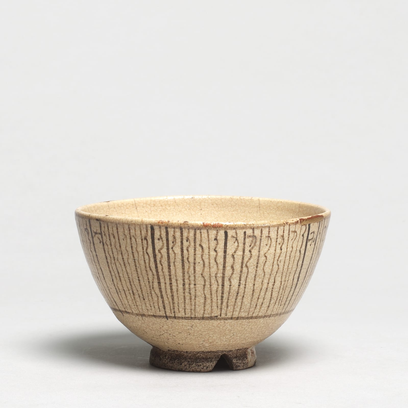 Keramik, #001198  Chawan - Teeschale, Mitte Edo-Zeit (1600-1868)