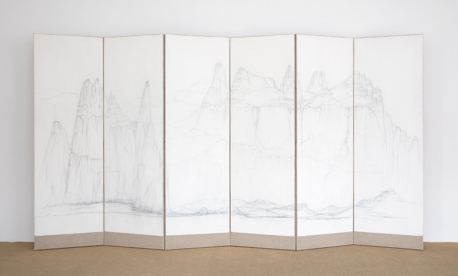 Raffi Kaiser, #015938  Paravent, Landschaft, 2005