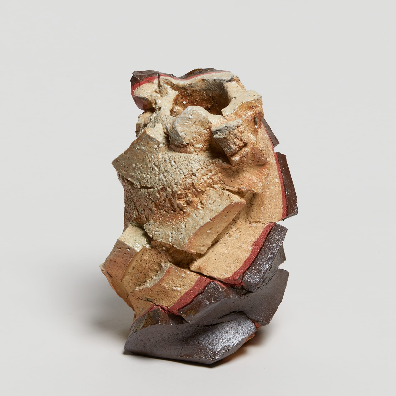 Shozo Michikawa, #023000 Natural Ash Stratum Sculpture Form, 2024