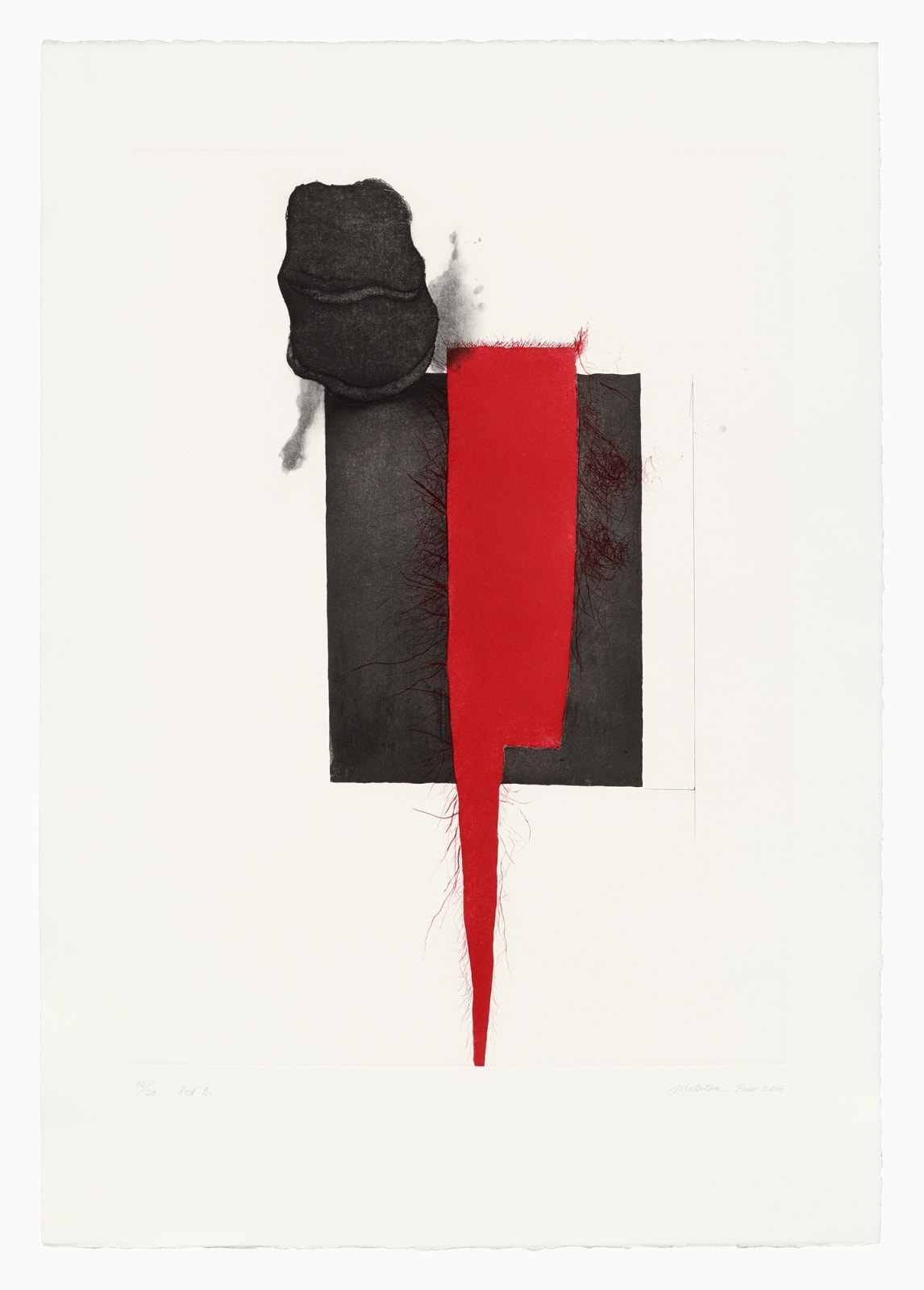 Takesada Matsutani, #021616  Red, 2016