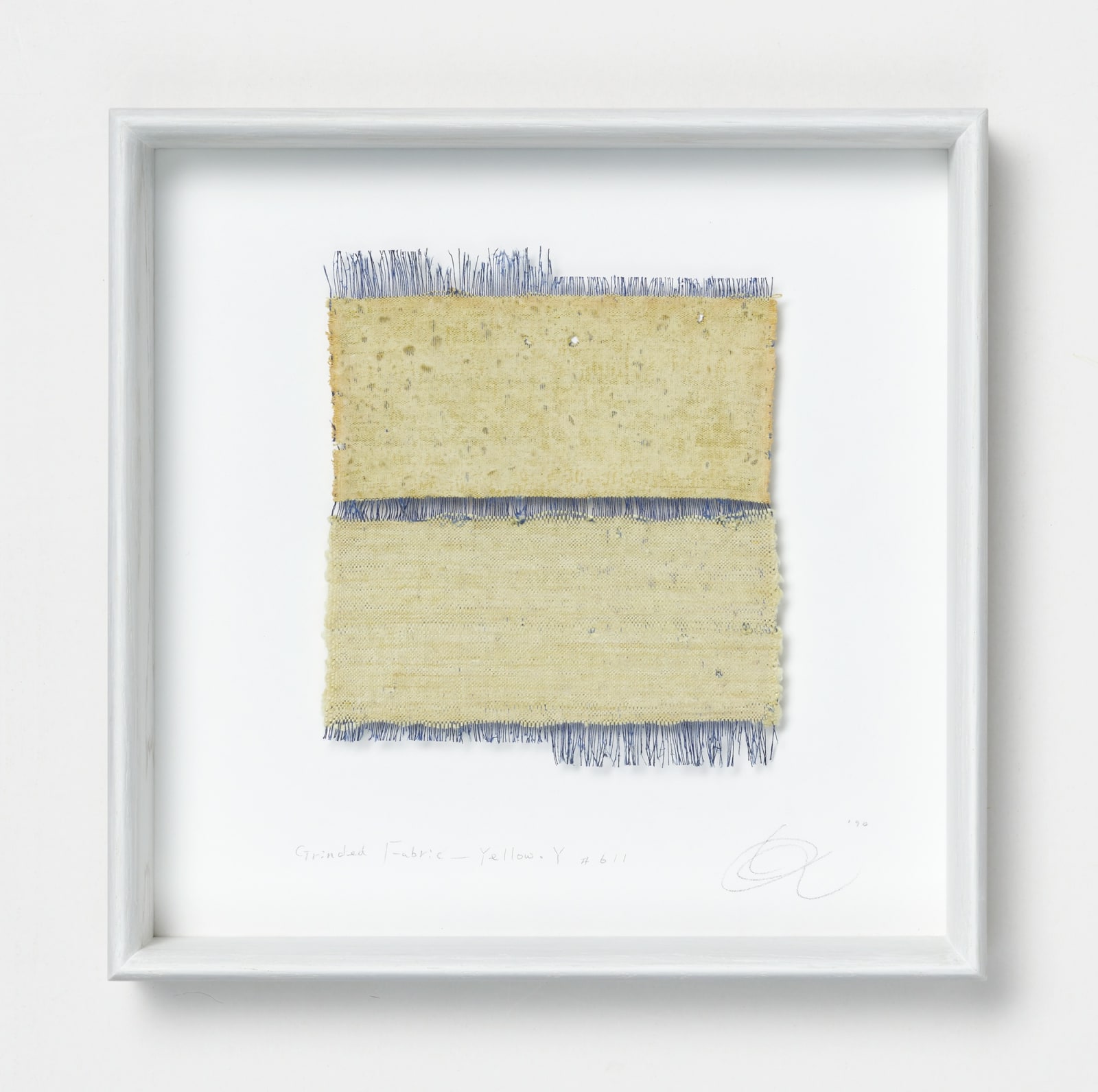 Chiyoko Tanaka, #022081  Grinded Fabric - Yellow . Y #611, 1990