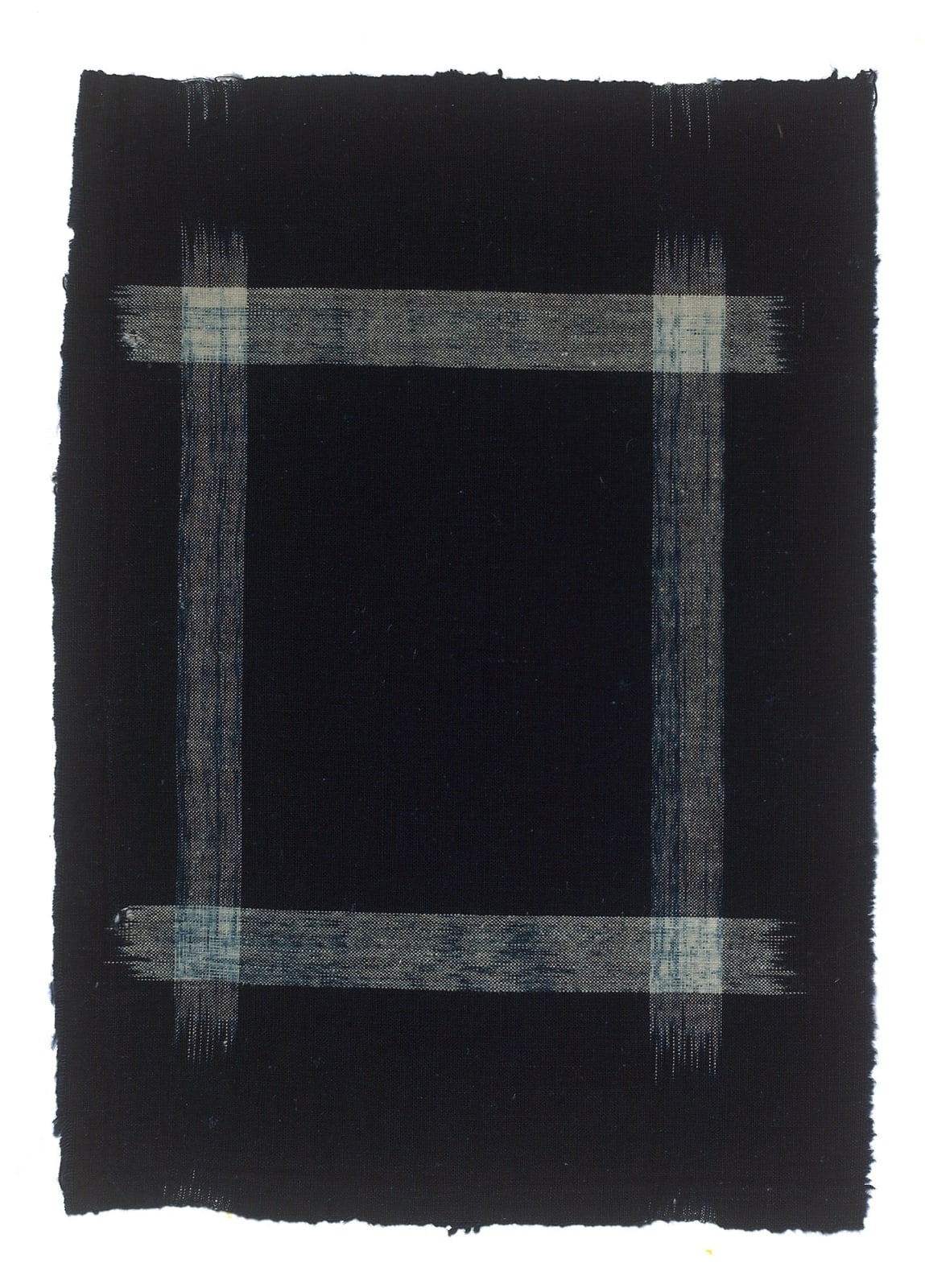 Textilien, #004169  Kasuri, Brunnenmuster (igeta), 19. Jh.