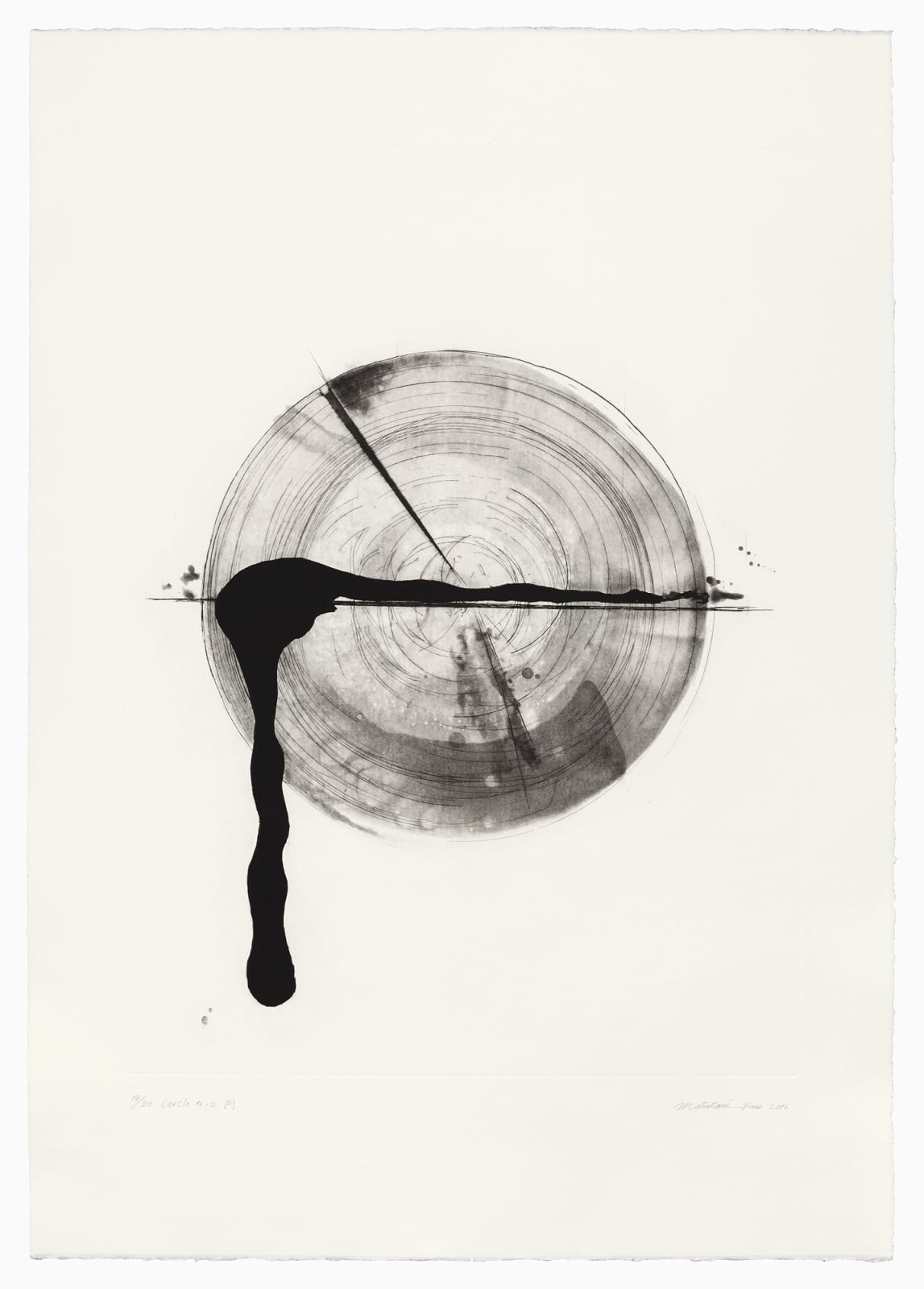 Takesada Matsutani, #021620  Cercle 16-2 (Black), 2016