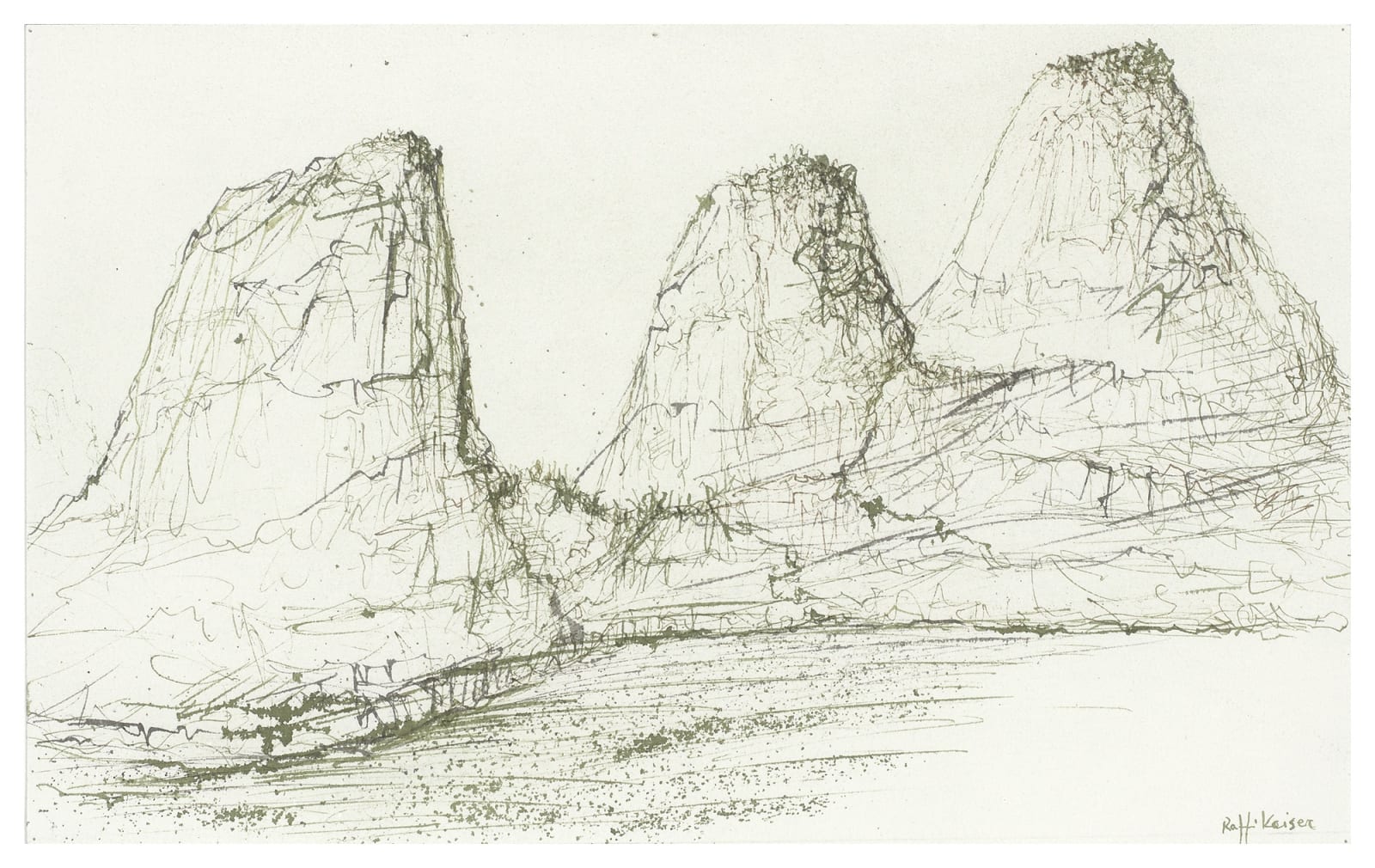 Raffi Kaiser, #019660  Landschaft, 2011