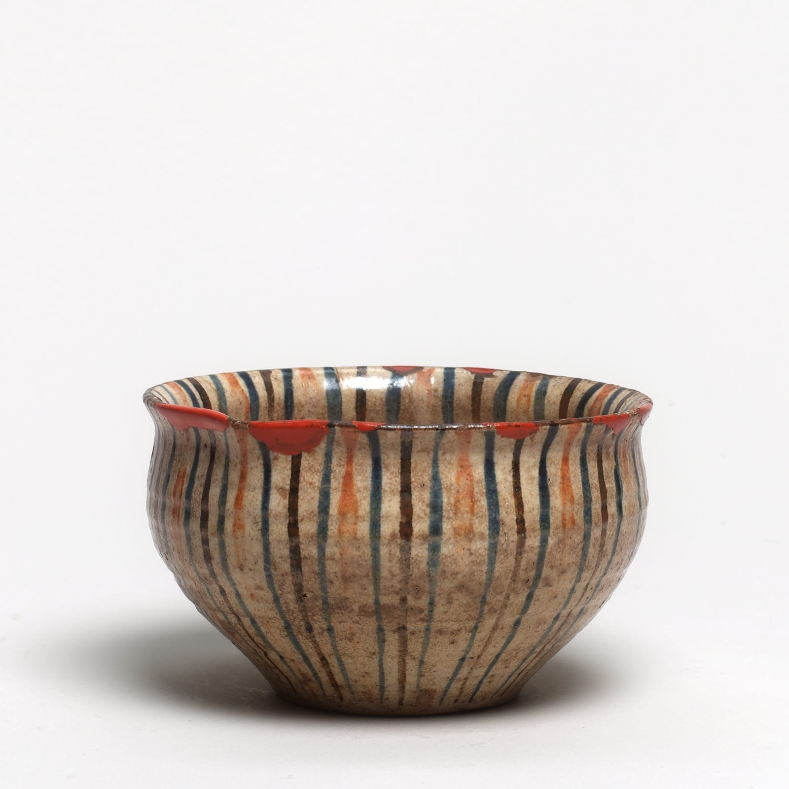 Keramik, #000169 Mugiwara-Hachi - Schale, 2. Hälfte Edo-Zeit (1615-1868)