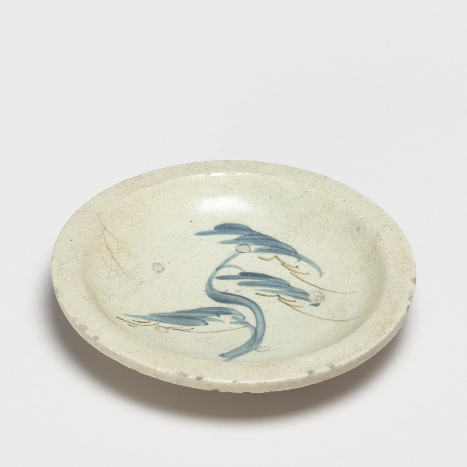 Keramik, #001097 Ishizara - Steintelle mit Kiefernmotiv, 2. Hälfte Edo-Zeit (1615-1868)