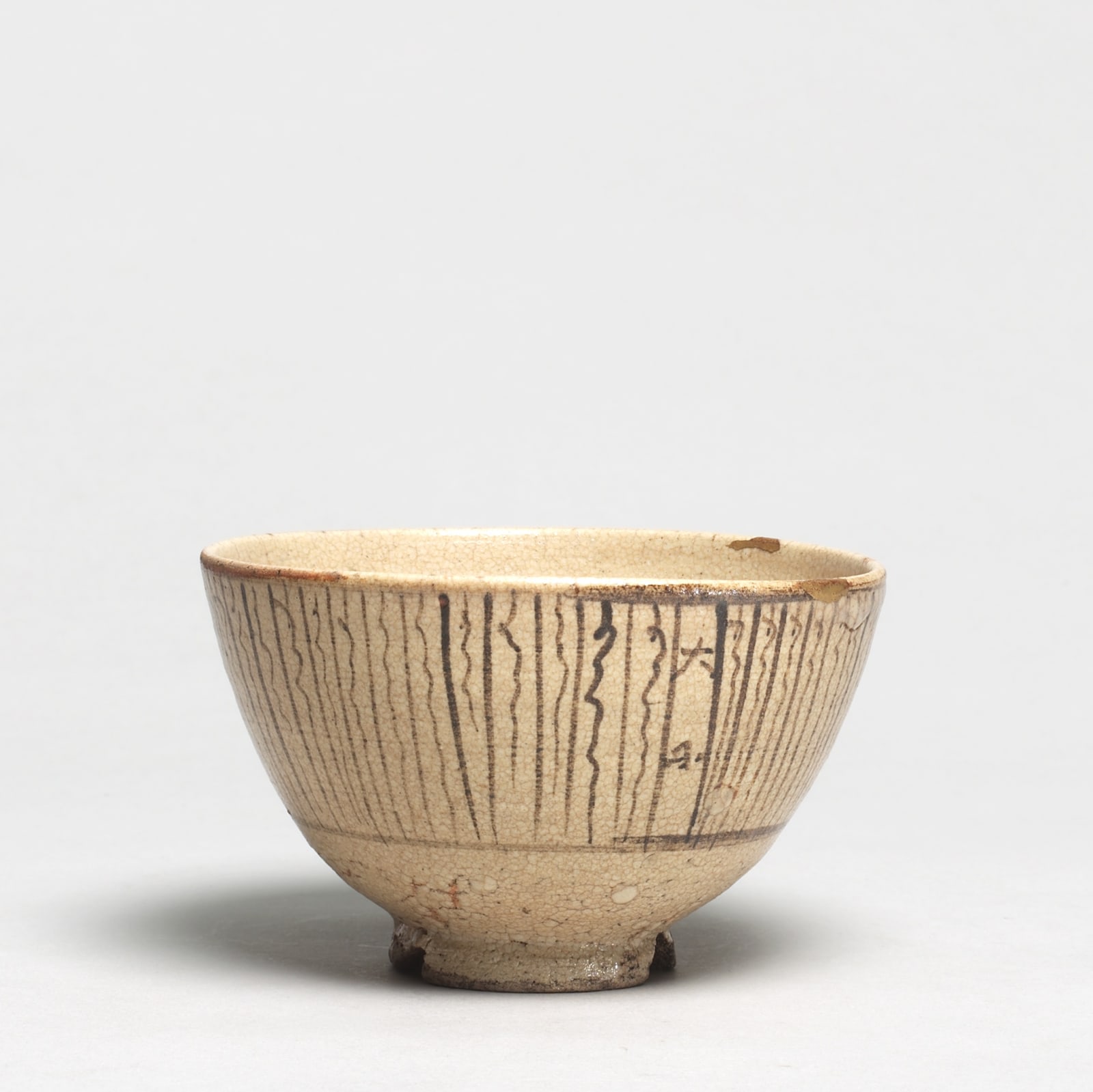 Keramik, #001198  Chawan - Teeschale, Mitte Edo-Zeit (1600-1868)
