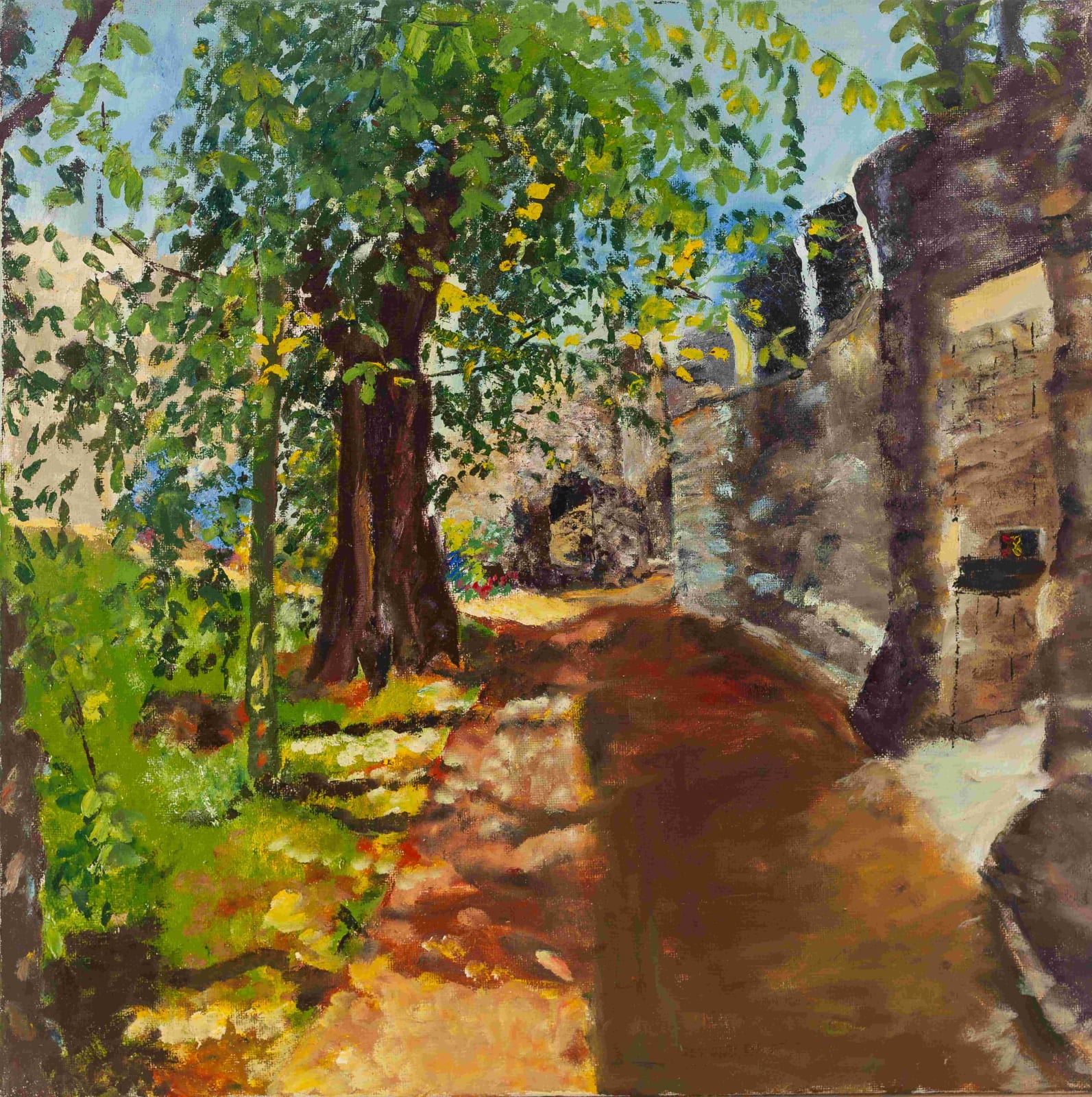 New College Garden (print), 1984