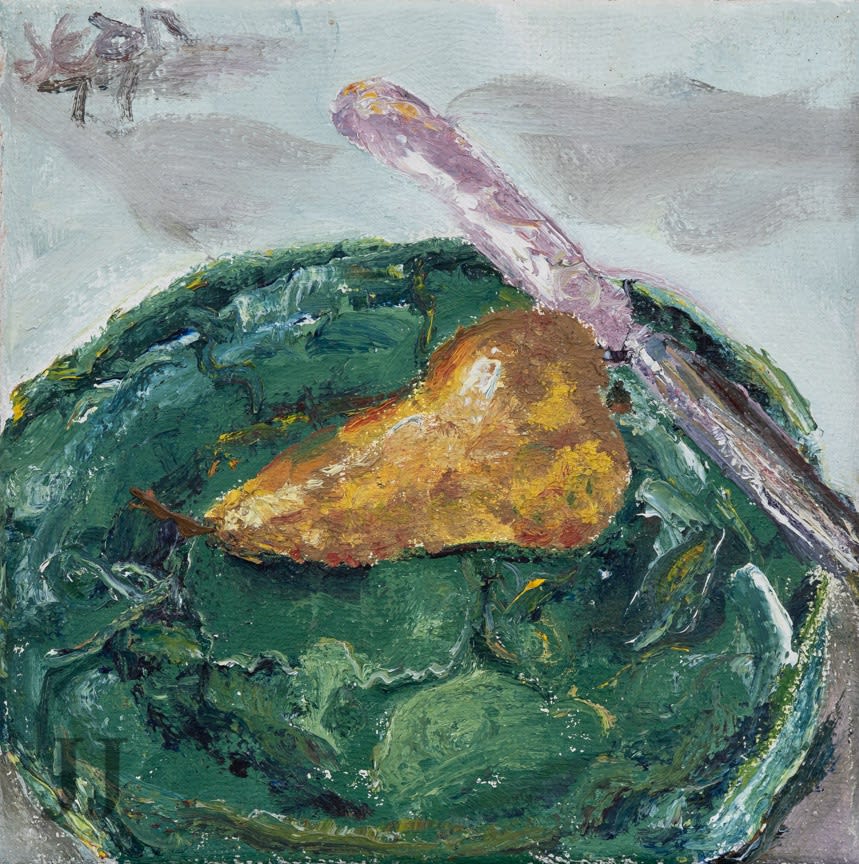 Pear on Green Plate, 1977