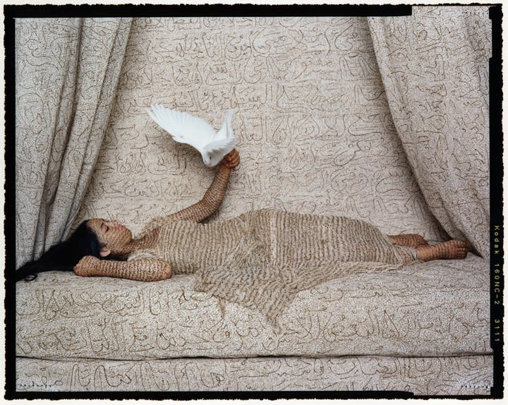 Lalla Essaydi Les Femmes du Maroc - La Sultane, 2008 chromogenic print 20 x 24 inches