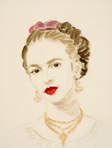 Annie Kevans Frida Kahlo, 2014 oil on paper 16 x 12 inches