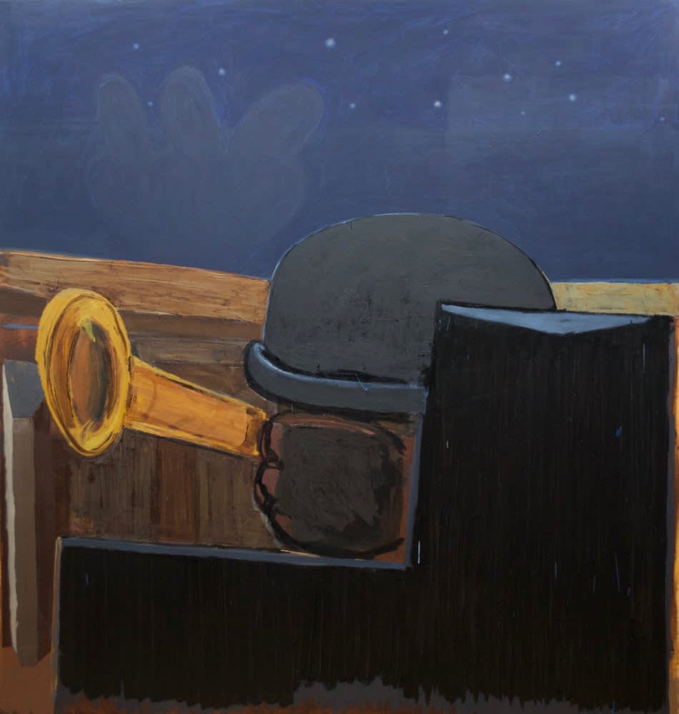 Enrico Riley, Untitled: Midnight at Sea, Calling Out, 2018