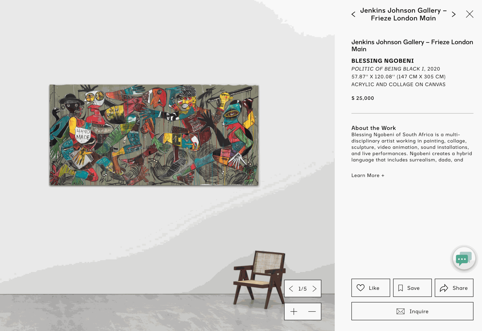 Installation View: Frieze London 2020 Virtual Viewing Room