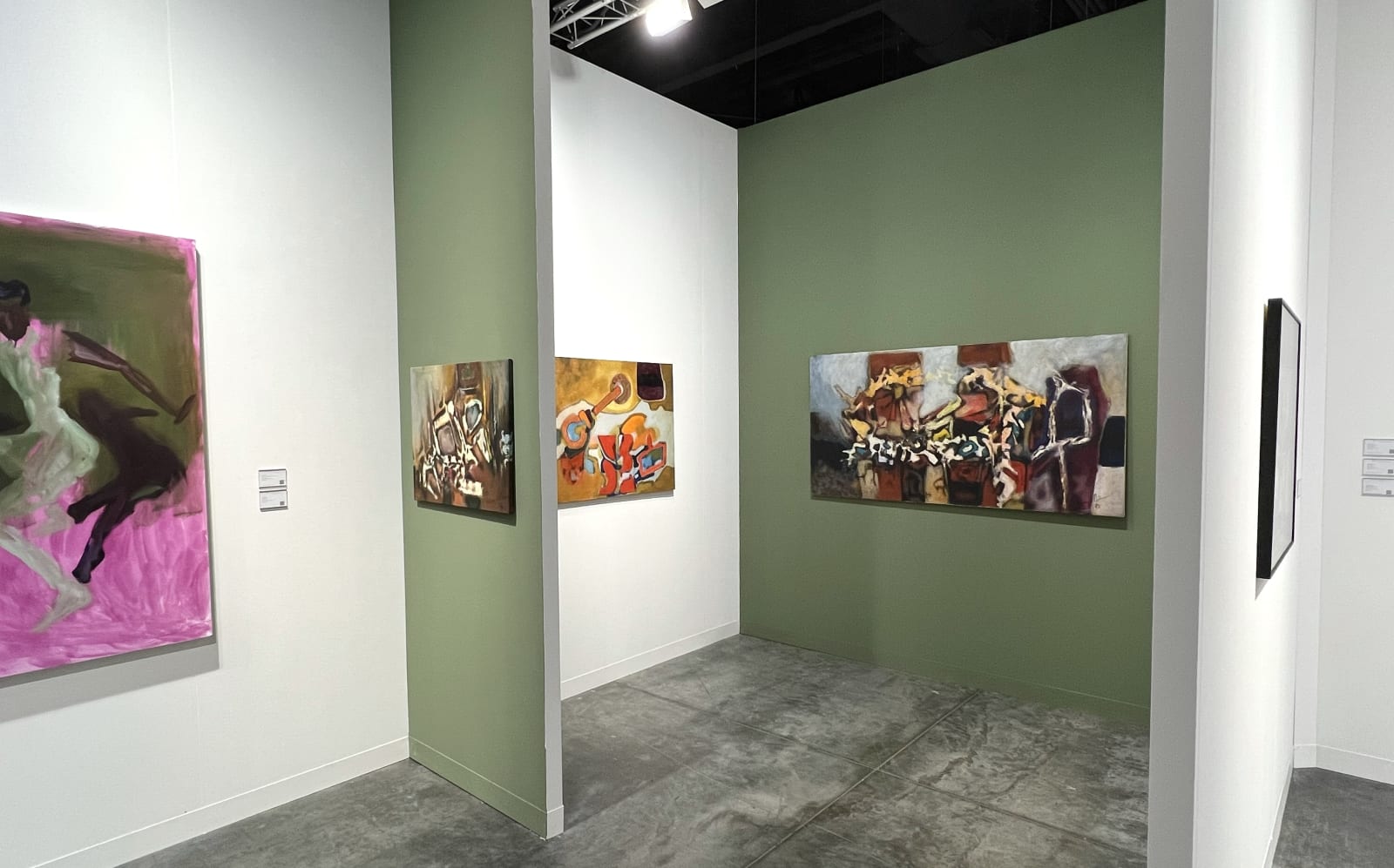 Installation view at Art Basel Miami Beach 2022, Aubrey Williams Kabinett Presentation