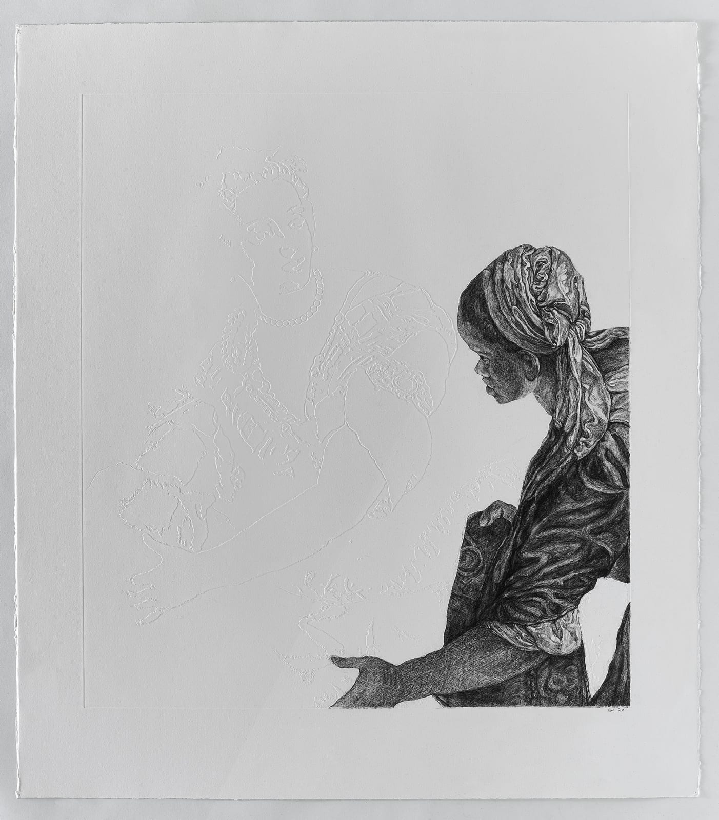 BARBARA WALKER, MBE (b. 1964) Vanishing Point 13 (Veronese), 2020 Courtesy of Jerwood Collection. © The Artist.