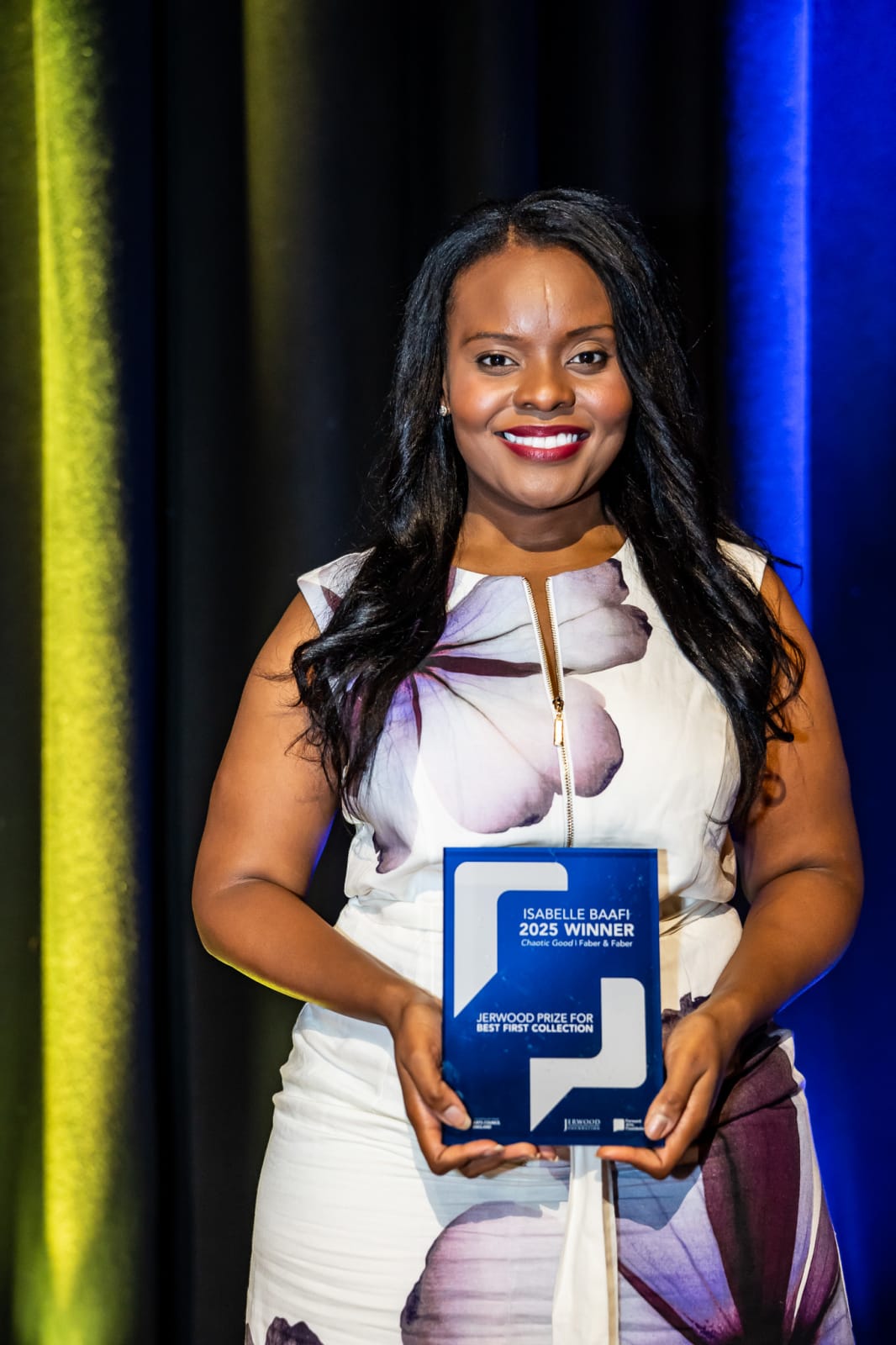 Isabelle Baafi 2025 Winner of Jerwood Prize for Best First Collection. Photo Credit: Neo Gilder