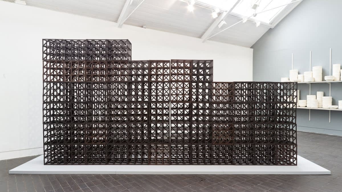 Zachary Eastwood-Bloom (b. 1980) Partition, Jerwood Makers Open, 2015. Installation Shot, Jerwood Space. Photo: Anna Arca.