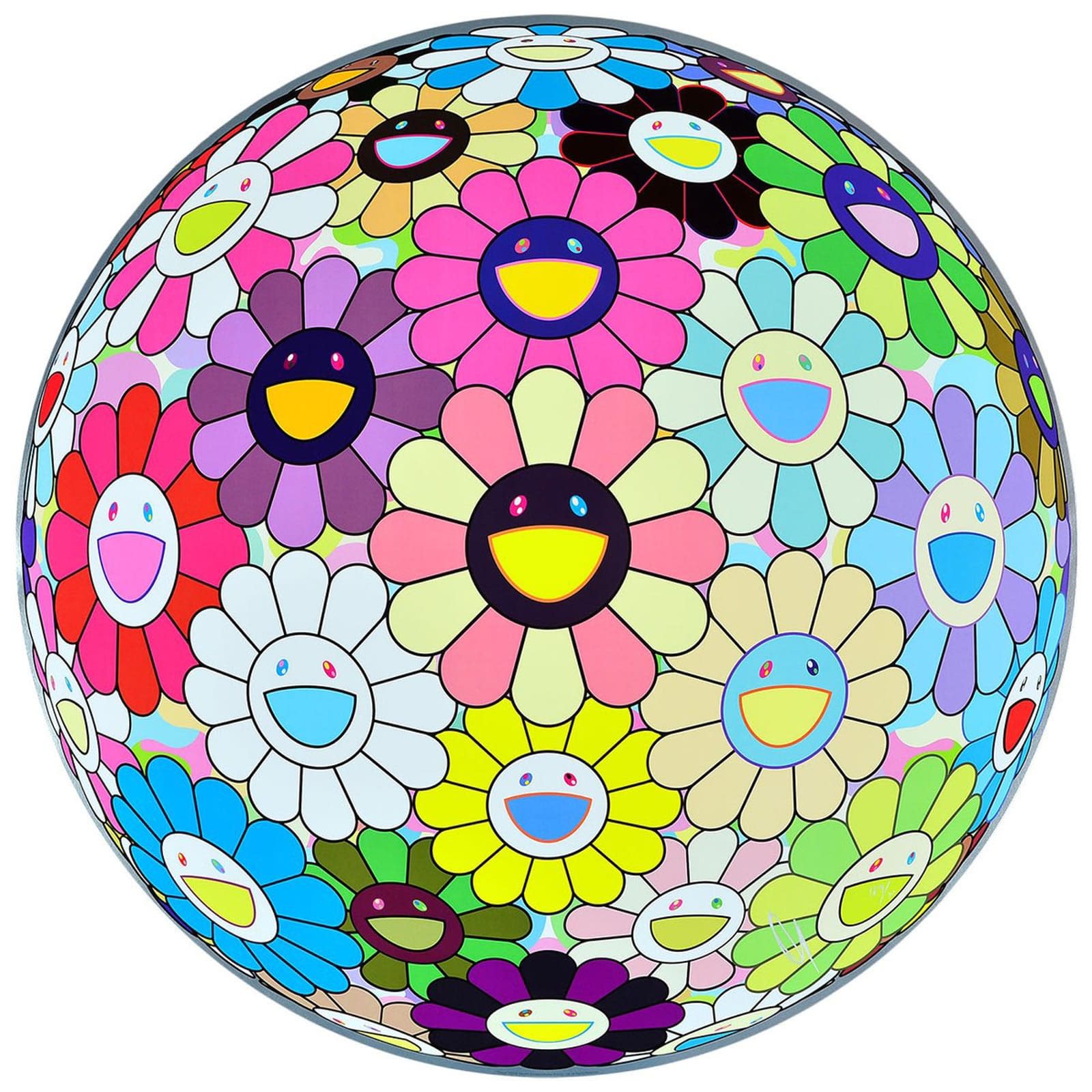 Takashi Murakami Flower Ball Prayer 2013 Galerie De Johan Nelson