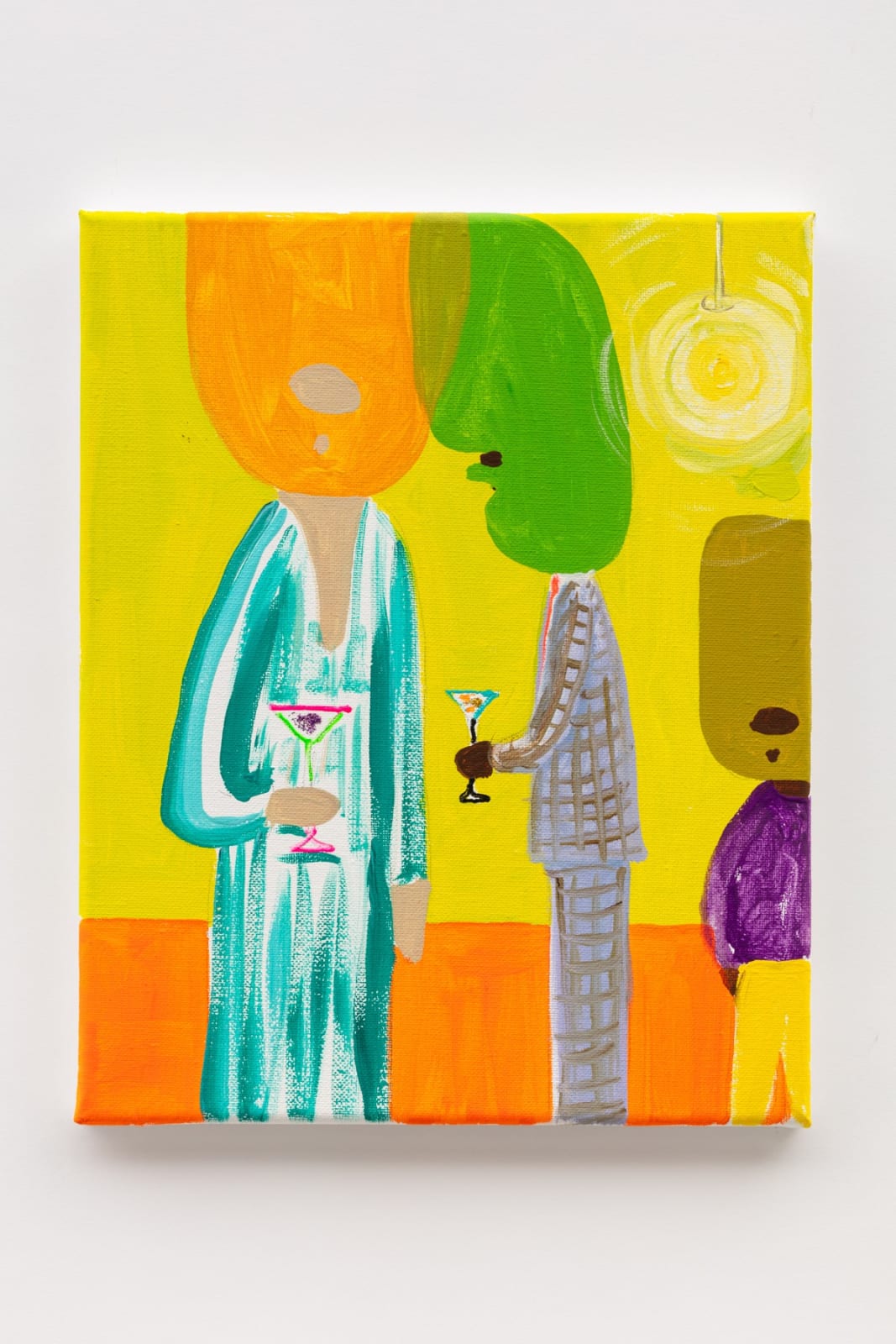 Peter McDonald Party, 2020 acrylic gouache, glitter glue on canvas 31 x 25 cm £4,500 + VAT