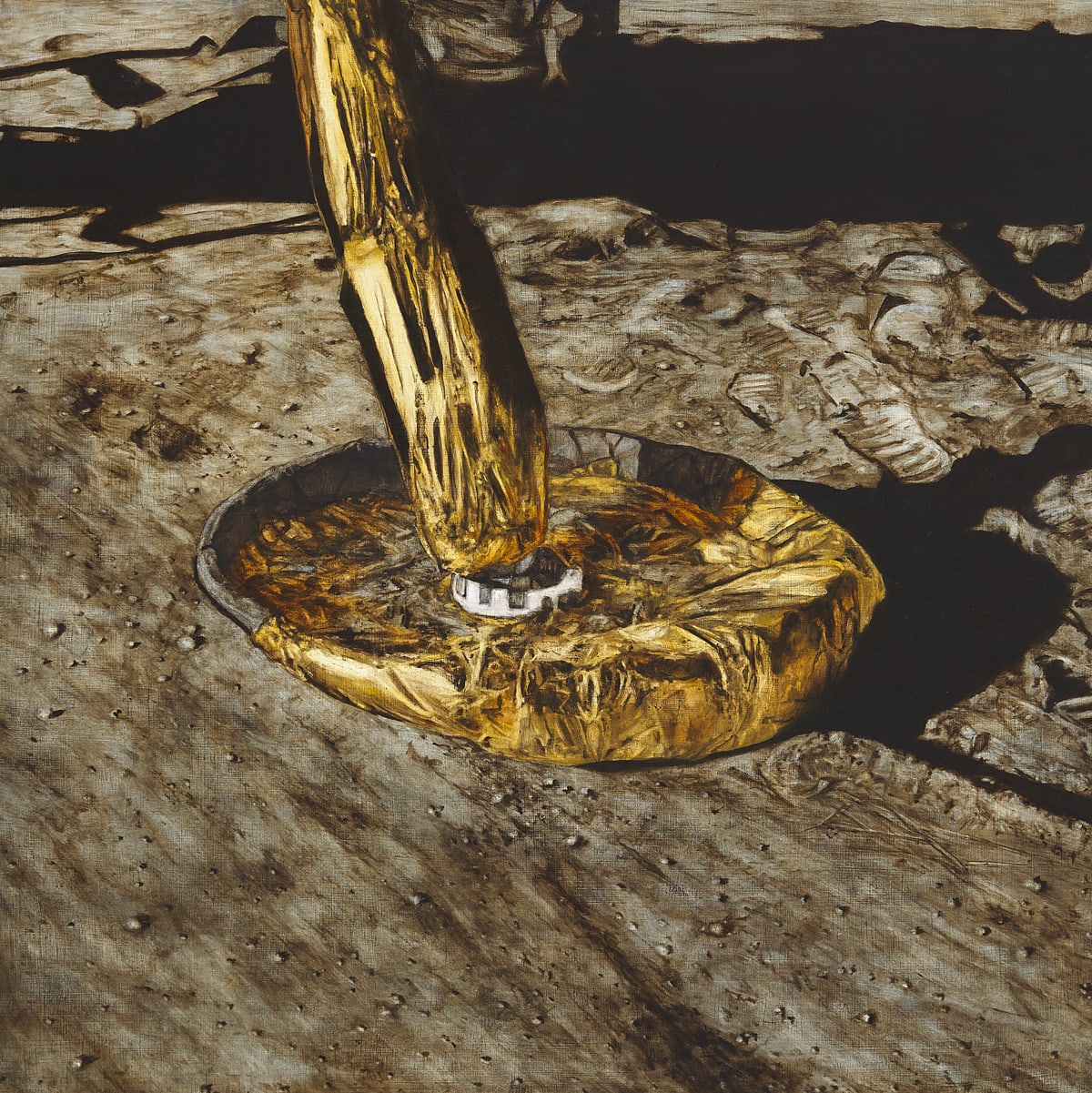 Nevan Lahart, Paintshopping Kubrick's Missing Moon Dust, 2016