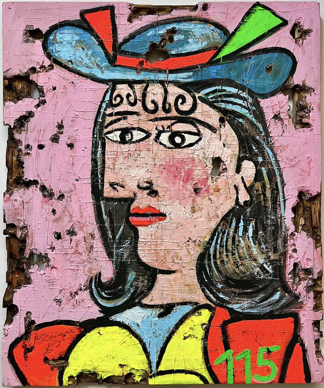 Joris Ghilini, Femme au chapeau 115, 2025