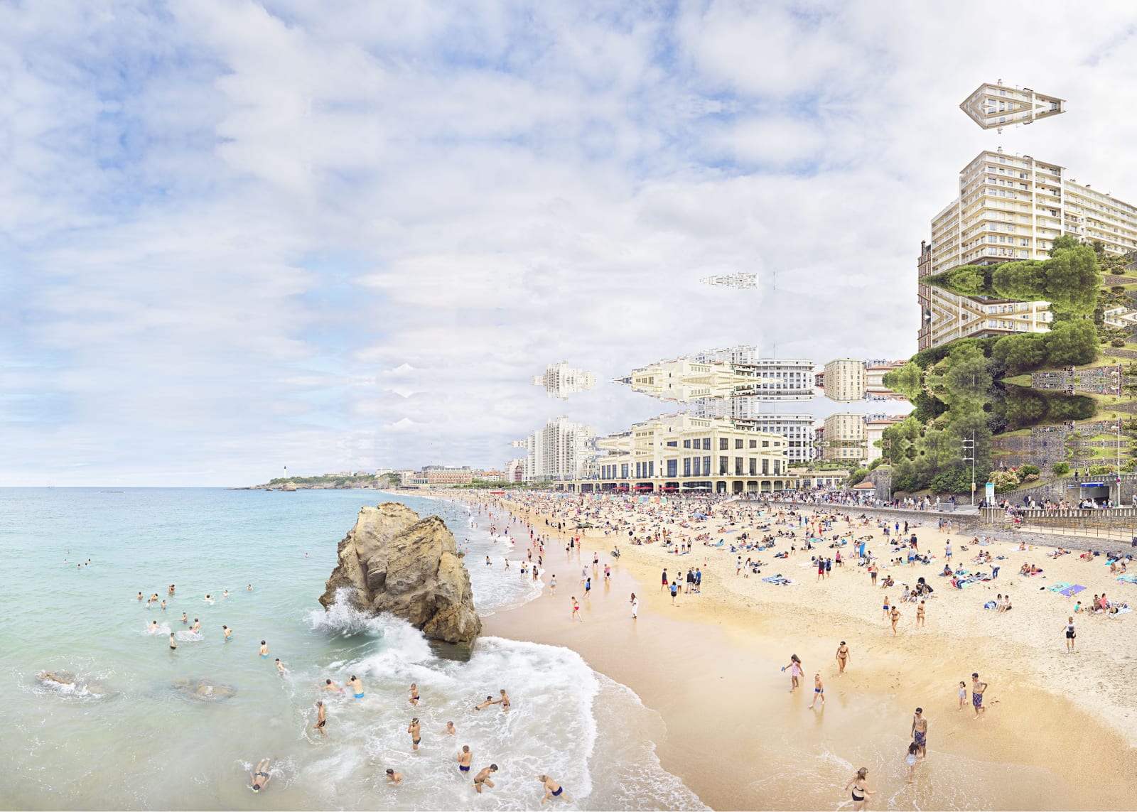 Didier Fournet, BIARRITZ - LA GRANDE PLAGE #4, 2021