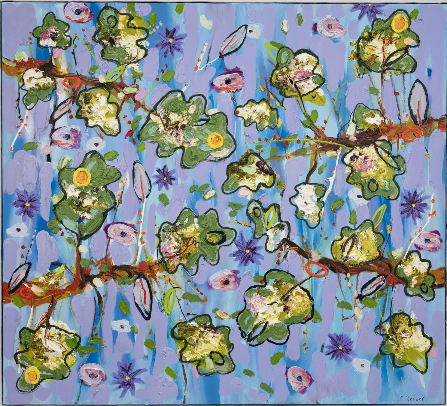 Peter Keizer, Blue window, 2025