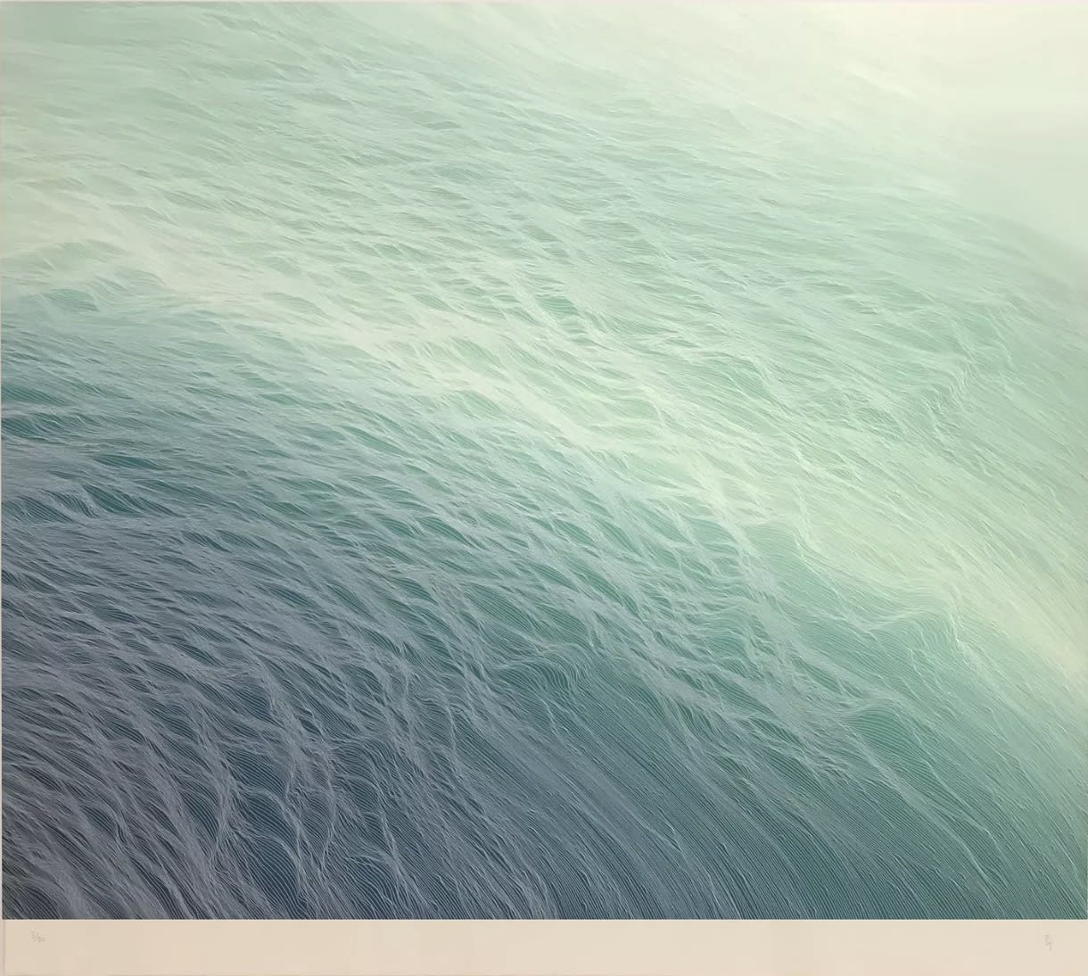 Juan Escudero, Green ray, 2025