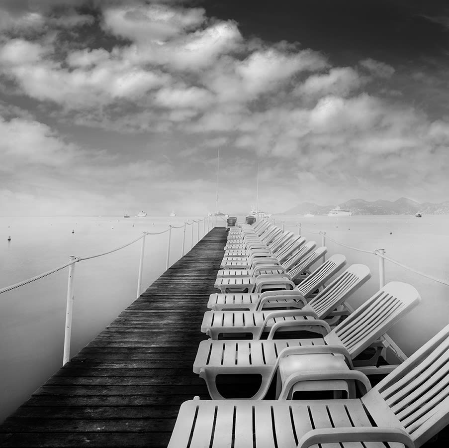 Jean-Michel Berts, Chaises longues, 2017