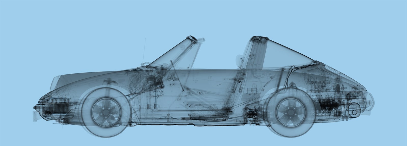 Nick Veasey, 911 Targa, 2019